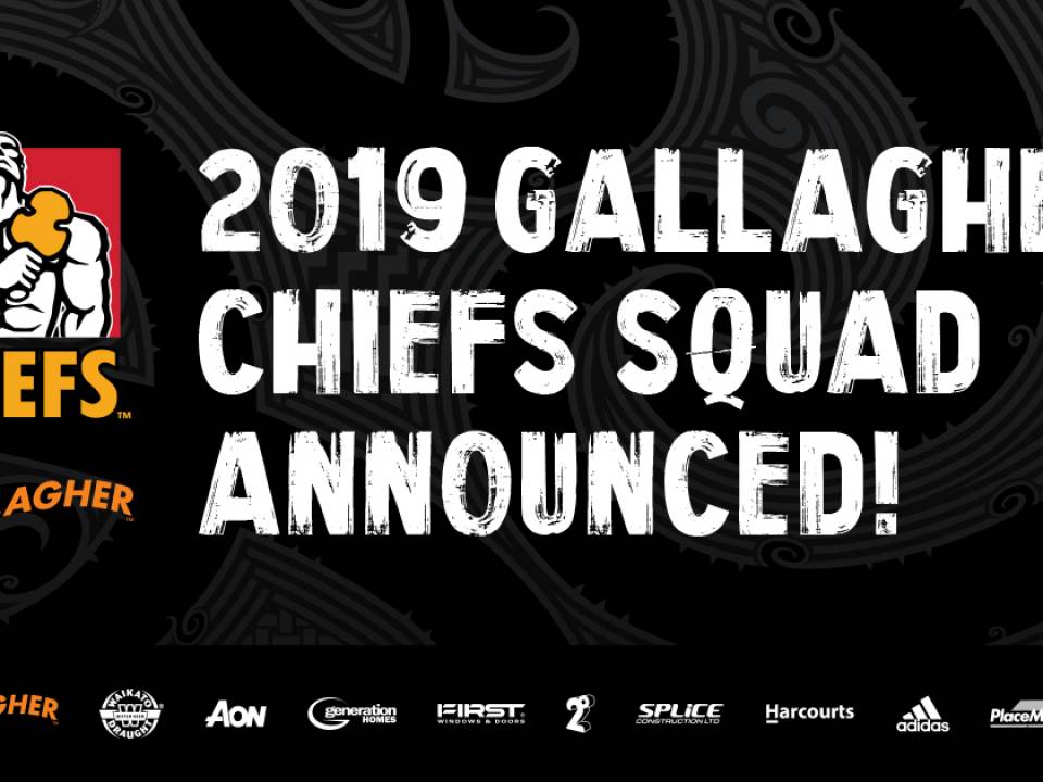 2019 Gallagher Chiefs Squad Announced