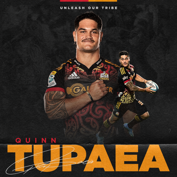 Quinn Tupaea re-commits to Gallagher Chiefs