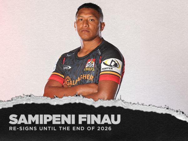 Samipeni Finau re-commits to Gallagher Chiefs