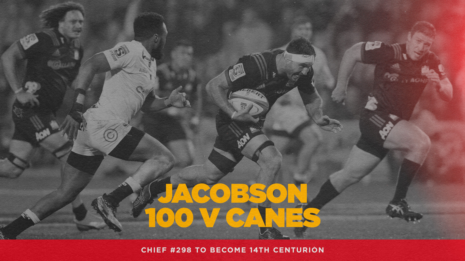 Luke Jacobson to hit 100 games against Hurricanes   
