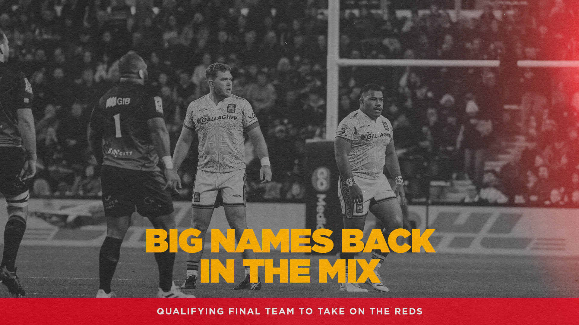 All Blacks Back for Gallagher Chiefs Playoff against Reds          