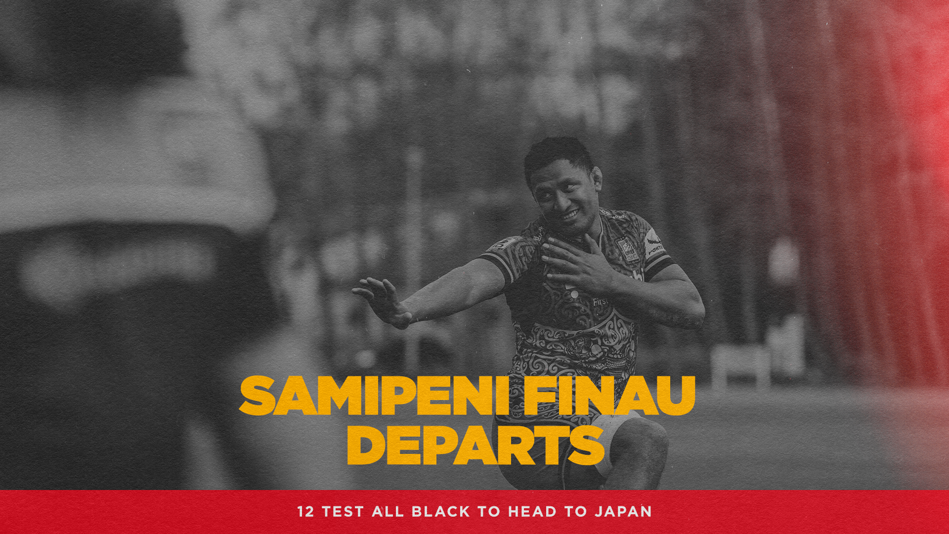 Samipeni Finau to depart Gallagher Chiefs