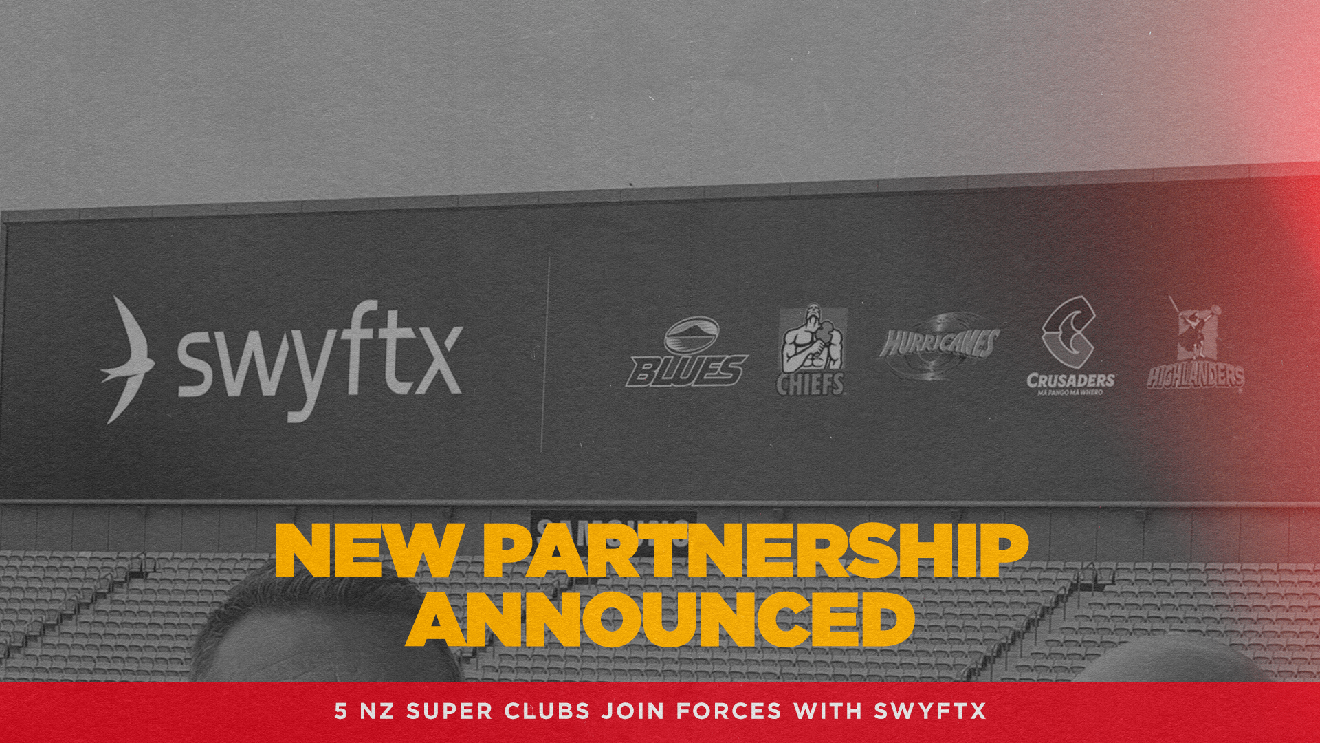 Gallagher Chiefs partner with 5 NZ Super Clubs and Swyftx