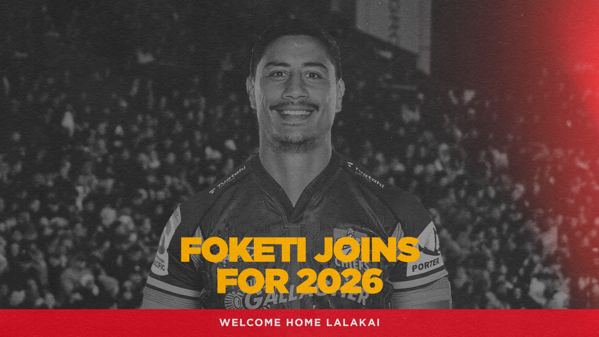 Gallagher Chiefs Welcome Lalakai Foketi Home to Chiefs Country