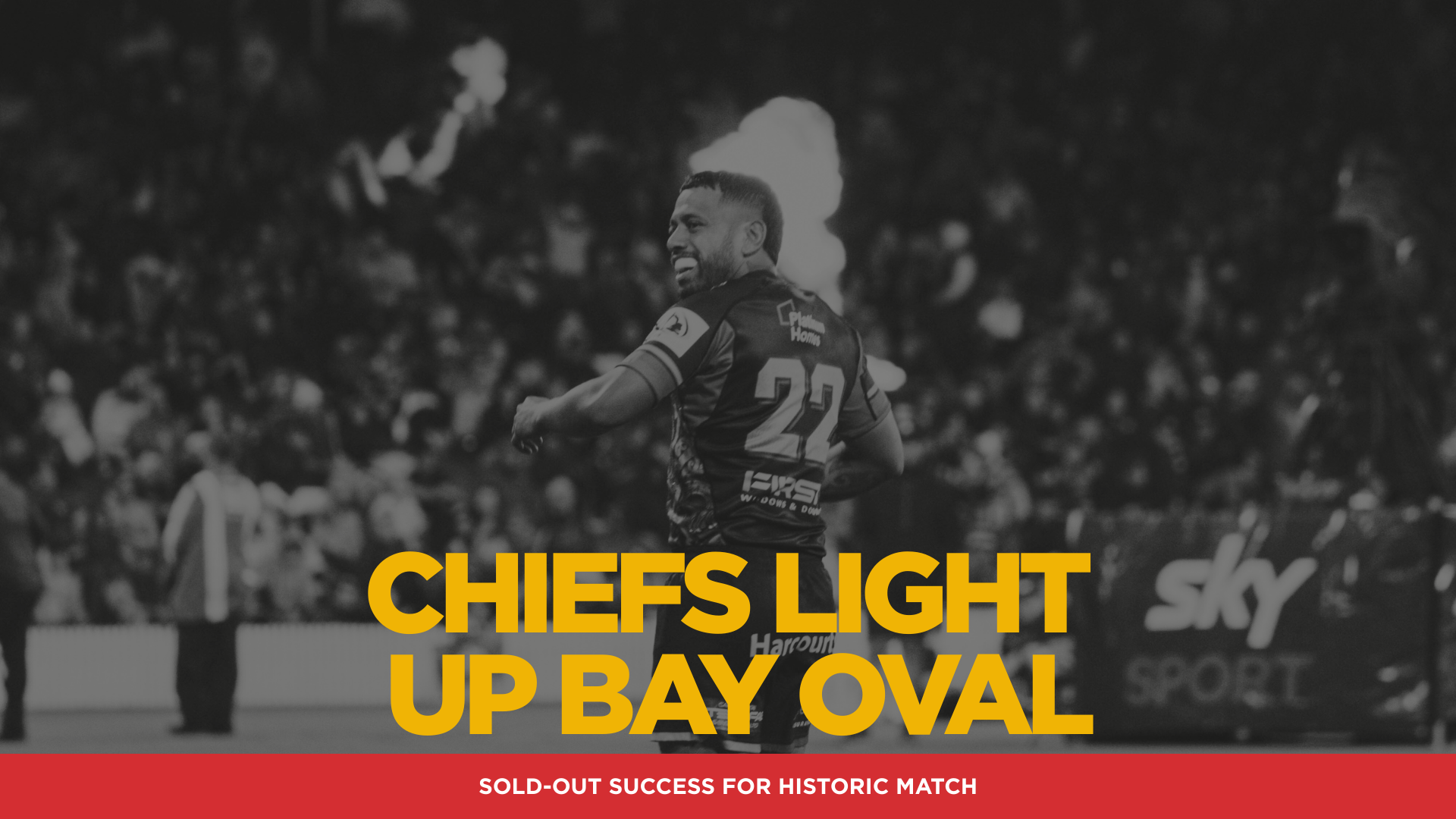 Sold-Out Success as Gallagher Chiefs Light Up Bay Oval in Historic Match