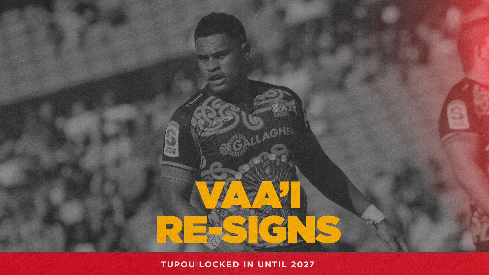 “The Chiefs are home”: Tupou Vaa’i Re-Signs with Gallagher Chiefs